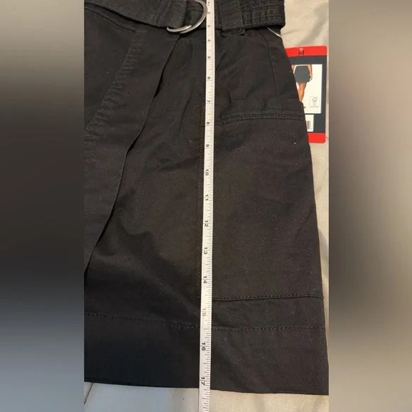 Briggs Black Women's Belted Utility Skort size medium NWT - Picture 11 of 11
